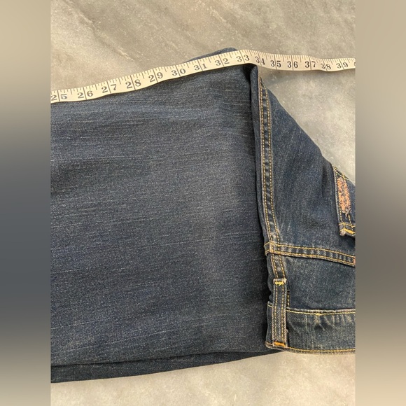 Levi’s 515 Size 16L Dark Wash Boot Cut Cotton Stretch Denim Jeans - Picture 8 of 11